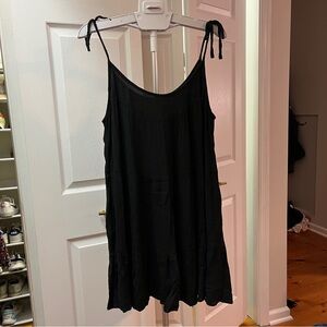 Wild Fable Black Adjustable Tie Dress